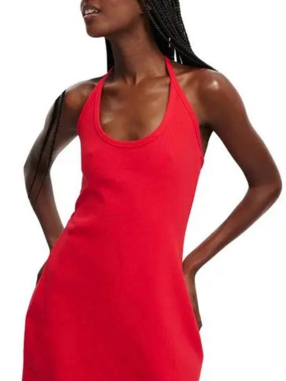 Cotton On Red Mini Halter Dress